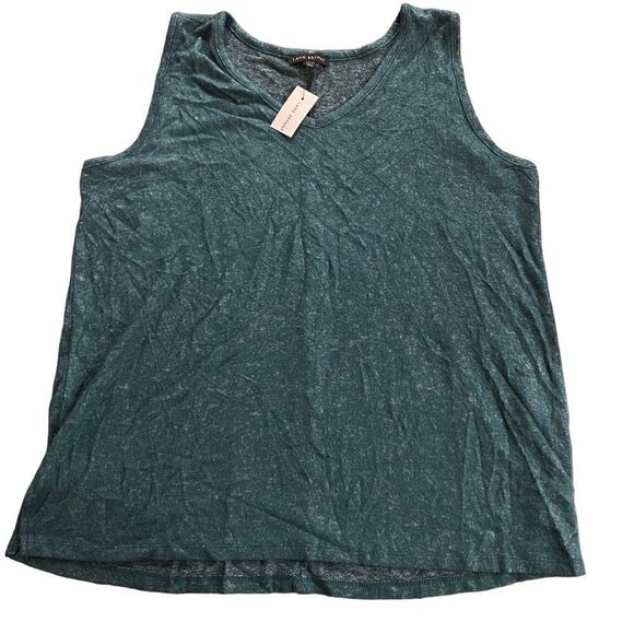 Lane Bryant NWT sweater tank top blue green Heather size 14/16 - Picture 1 of 12